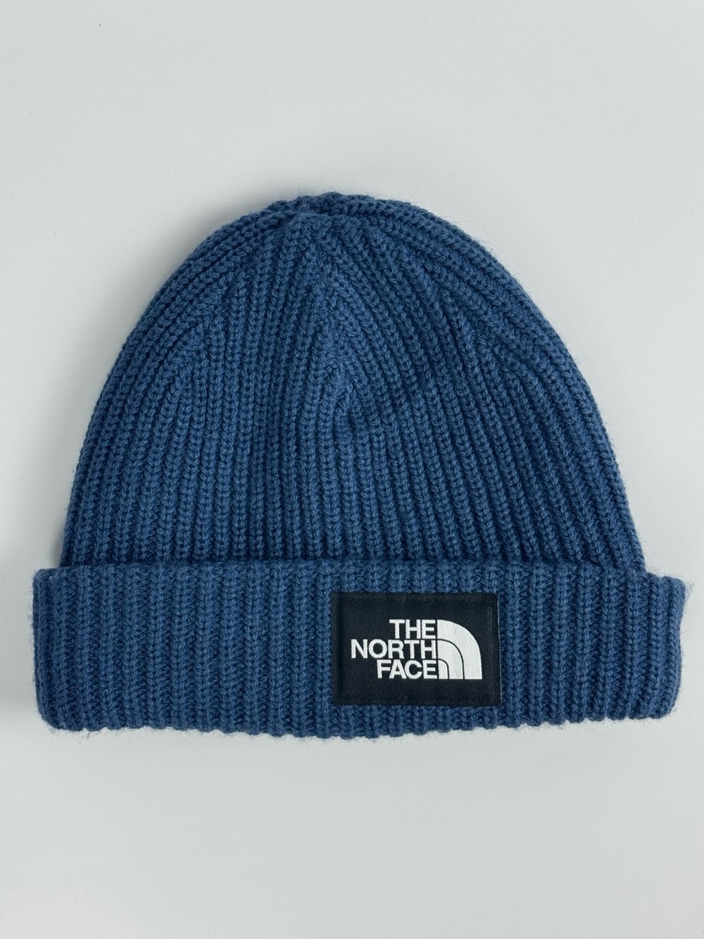 The North Face Kids Salty Dog Lined Beanie Hat Shady Blue OS Ribbed Knit